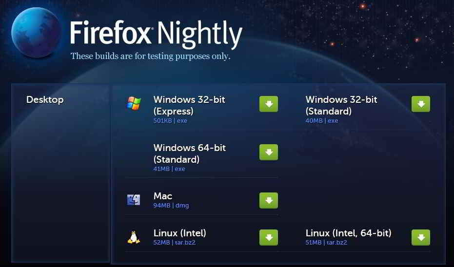 older versions of firefox windows 7